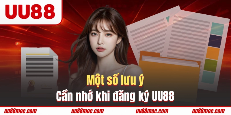 Lưu ý khi tạo tài khoản trên hệ thống UU88