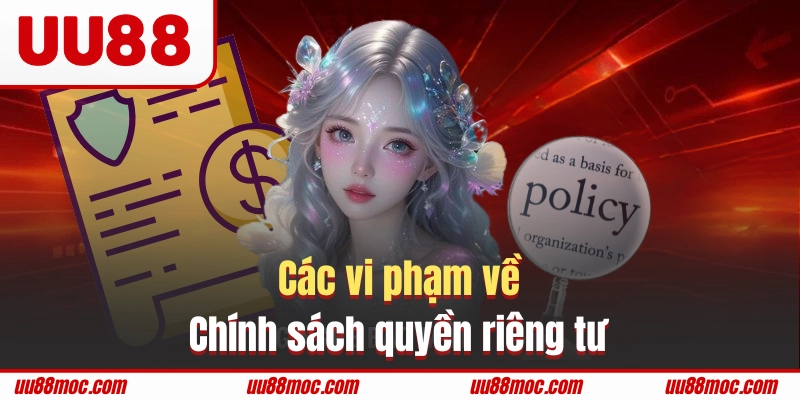 Các hành động vi phạm chính sách 
